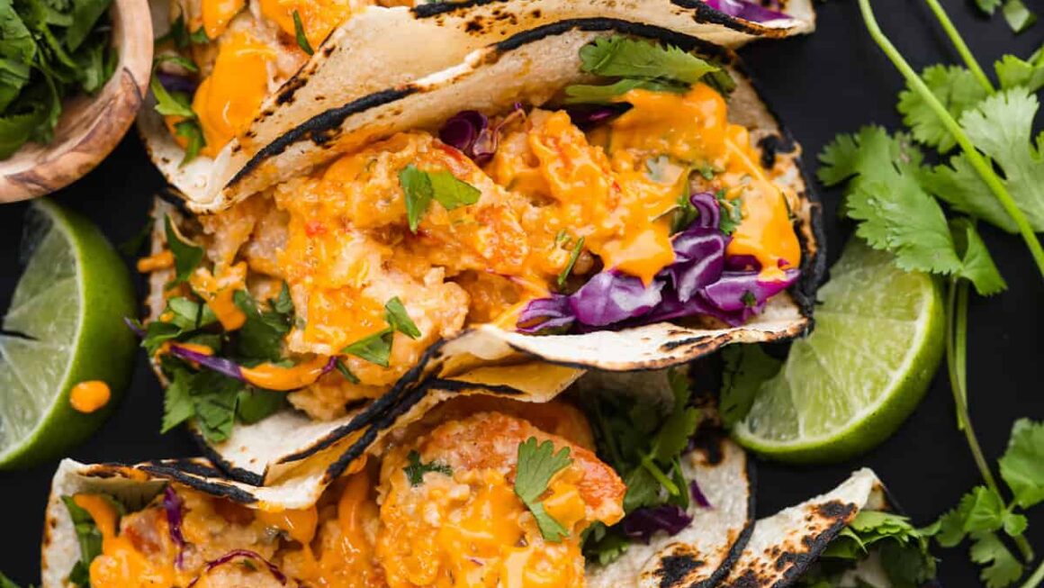 30-Minute Bang Bang Shrimp Tacos