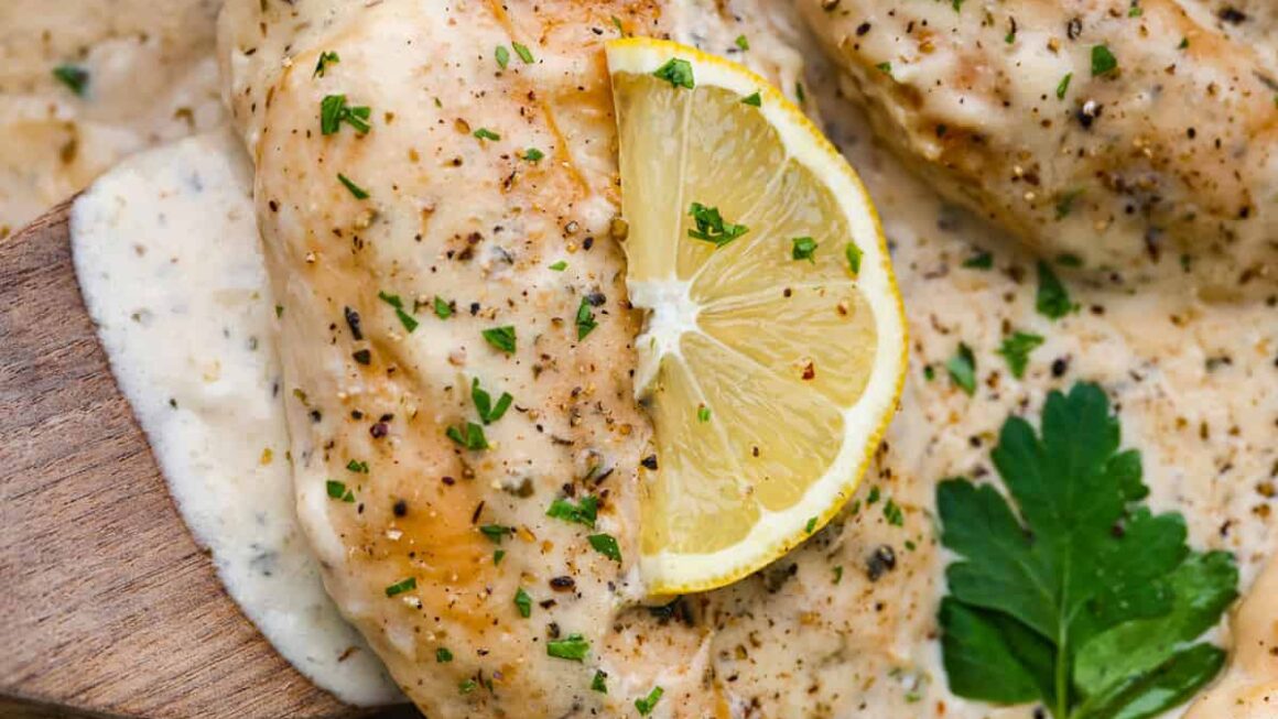 Creamy Lemon Parmesan Chicken Recipe