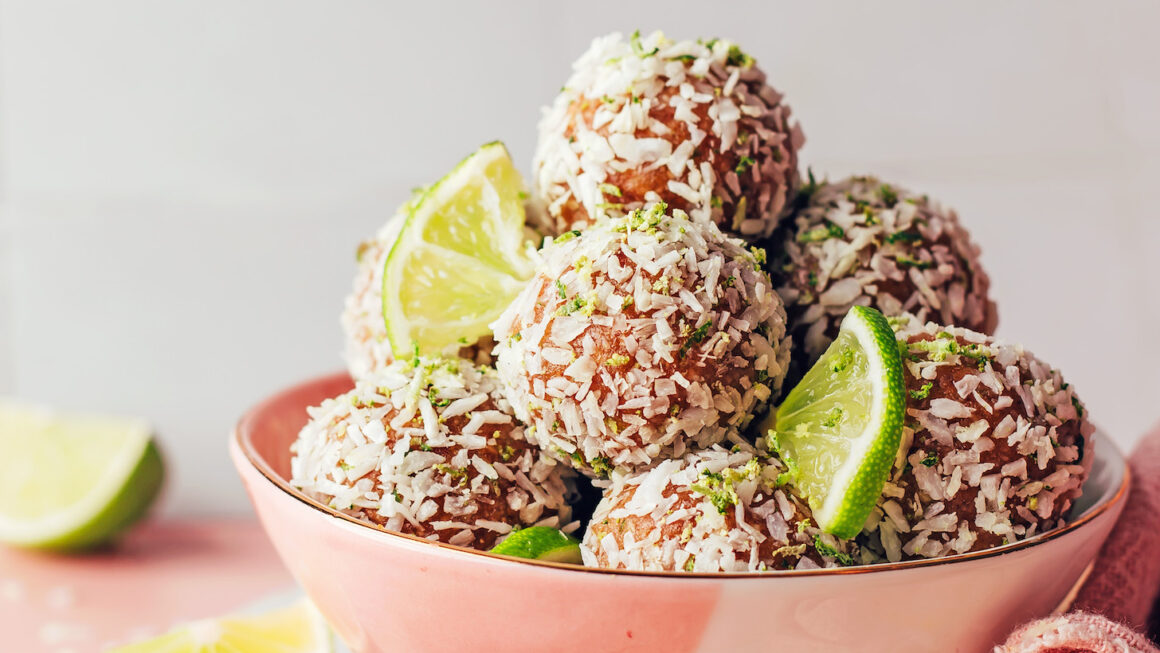 No-Bake Coconut Lime Energy Bites
